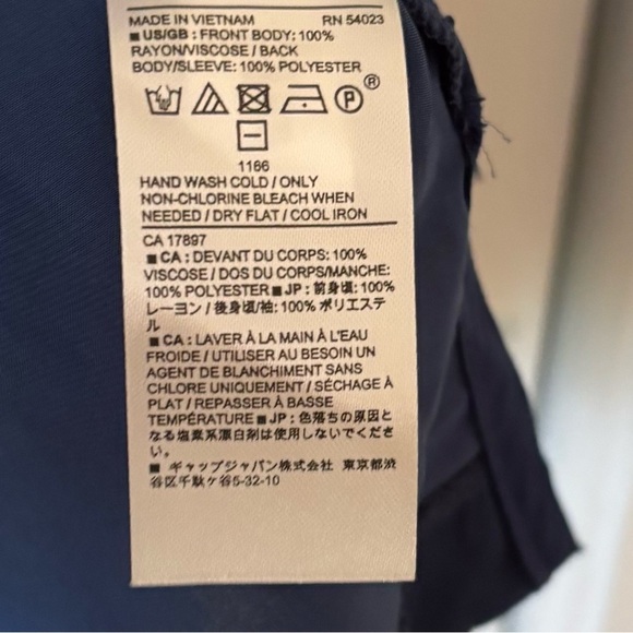 Banana Republic| Dark Blue Short Sleeve Men’s Tee Sz M - Picture 4 of 6